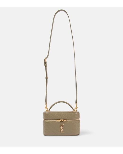 Saint Laurent Brown Schultertasche Gaby Cassandre Aus Leder