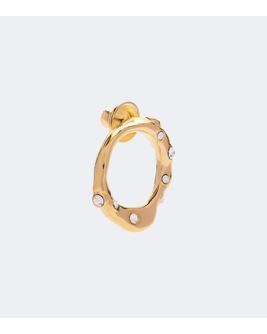 Dries Van Noten Metallic Embellished Stud Earrings