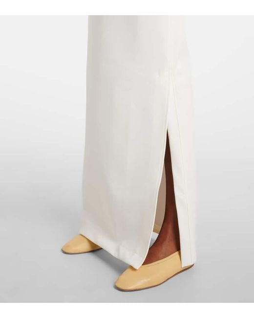 Adriana Degreas White Coquille De Mer Maxi Skirt