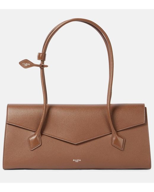 Alaïa Brown Tote Bag Le Teckel Aus Leder