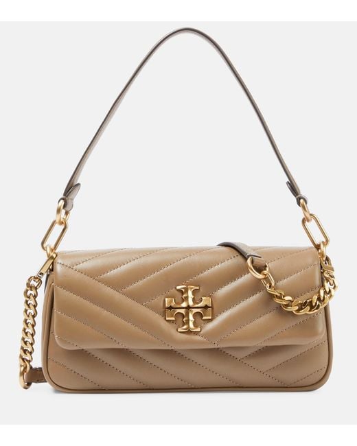 TORY BURCH Nude Kira Small Leather Tote Bag - The Purse Ladies