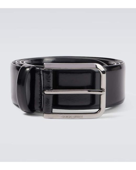 Cintura di Giorgio Armani in Black da Uomo