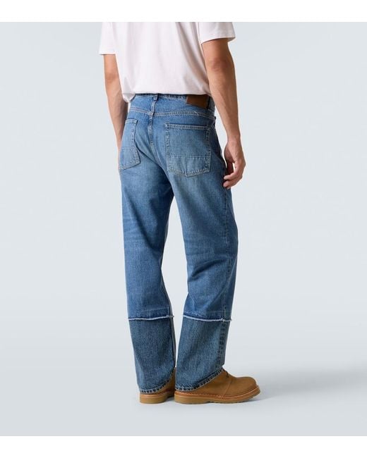 Our Legacy Blue Third Cut Mid-Rise Straight Jeans for men