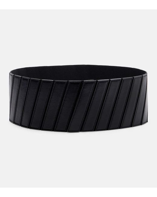 Alaïa Black Leather Belt