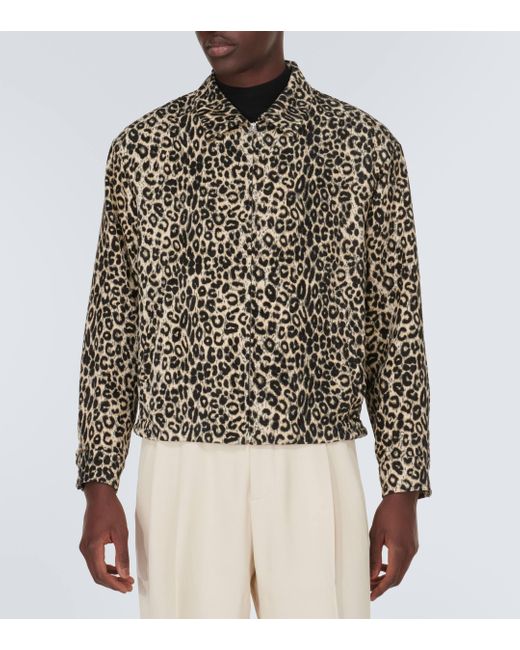 Veste Redsun en soie a motif leopard Visvim pour homme en coloris Multicolor