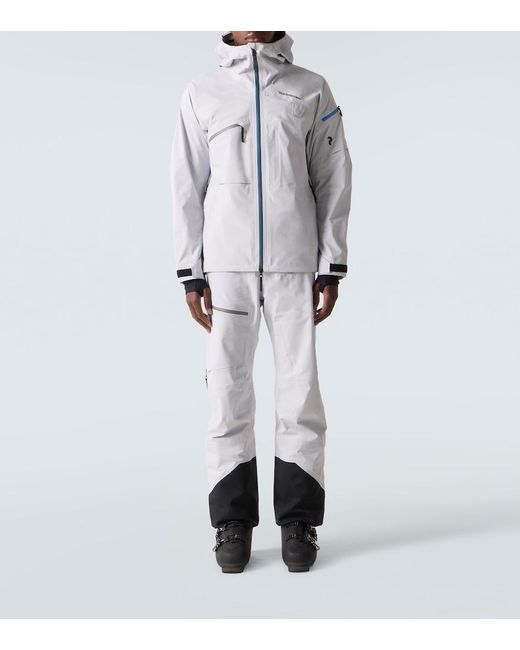 Peak Performance White Alpine Ski Pants for men