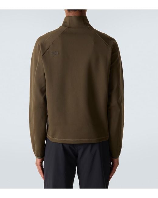 Aztech Mountain Green Aztech Fleece Half-Zip Sweater for men
