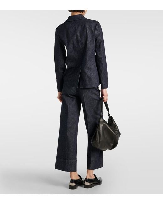 Blazer Robin De Denim Max Mara de color Blue