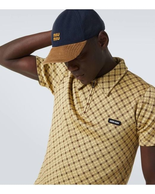 Cappello Da Baseball di Miu Miu in Blue da Uomo