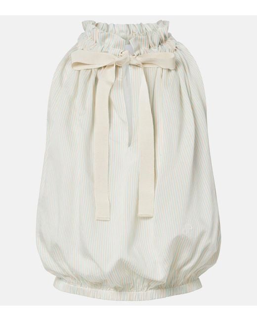 Patou White Striped Top