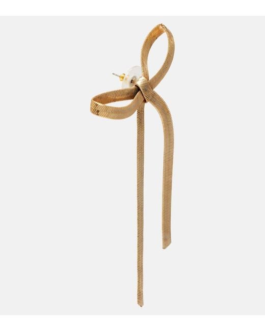 Orecchini Pendenti Gretta Bagnati di Jennifer Behr in White