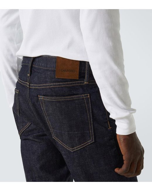 Tom Ford Blue Slim Jeans for men