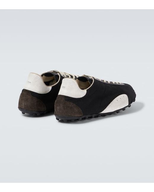 Sneakers Sprinters Con Pelle di Maison Margiela in Black da Uomo