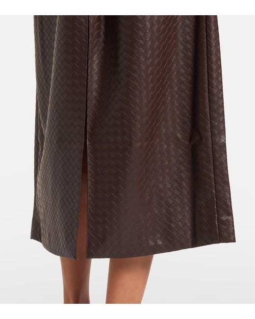 Gonna Midi Anatta Con Cintura di ROTATE BIRGER CHRISTENSEN in Brown