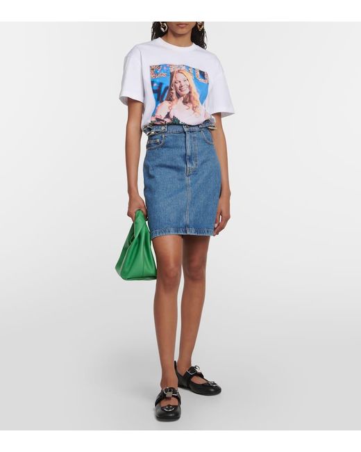 J.W. Anderson Black Lock Leather Ballet Flats