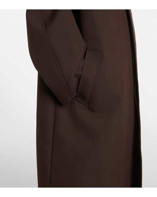 Cappotto in misto lana e cotone di Lemaire in Brown