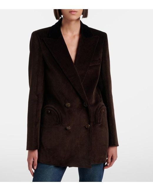 Blazé Milano Black Everyday Cotton Corduroy Blazer