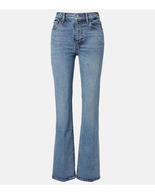 FRAME Blue The Arrow Flared Jeans