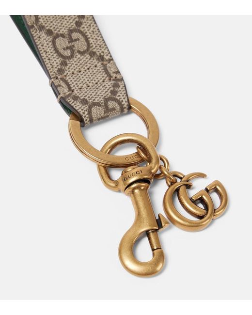 Gucci Metallic Ophidia Gg Keychain