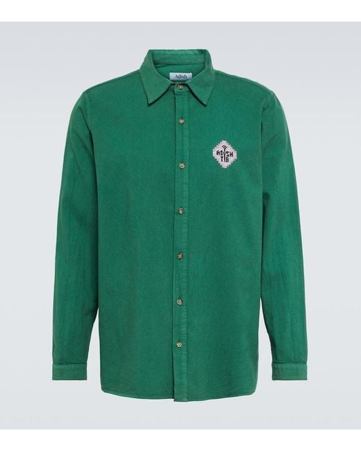 Adish Green X The Inoue Brothers Cotton Shirt for men