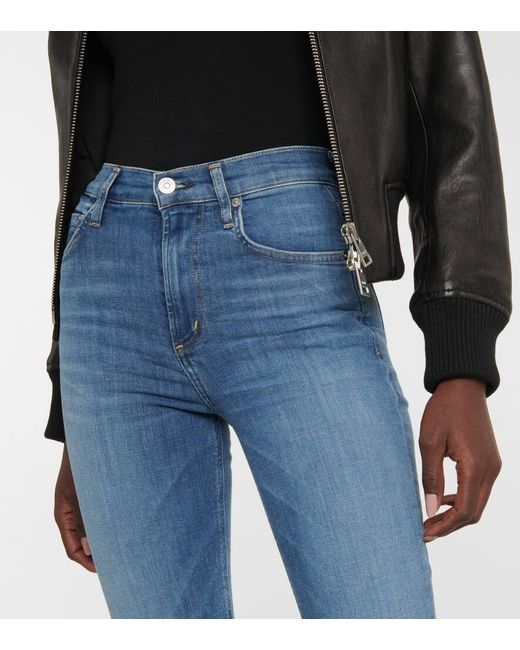 Citizens of Humanity Blue Mid-Rise Bootcut Jeans Isola