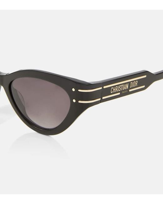 Dior Brown Diorsignature B7I Cat-Eye Sunglasses