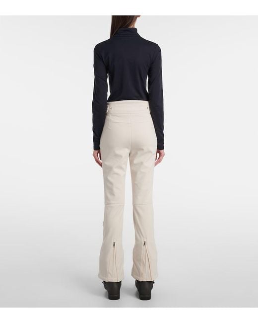 Yves Salomon White Flared Ski Pants