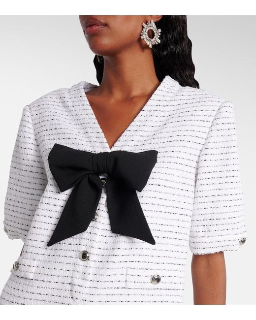 Abito Corto di Alessandra Rich in White