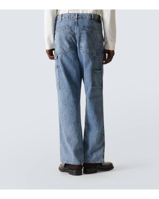 Our Legacy Blue Joiner Straight Jeans for men