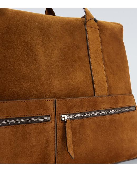 Metier Weekender Racer 53 Aus Veloursleder in Brown für Herren