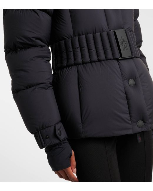 Moncler Black Coronel Belted Down Jacket