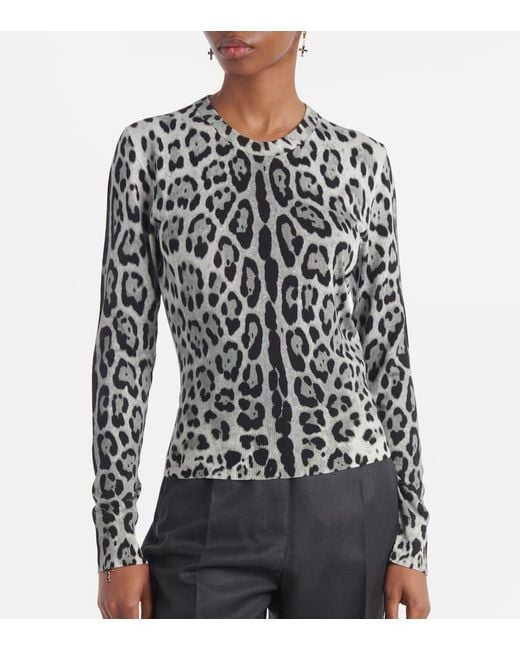 Dolce & Gabbana Black Pullover Aus Seide