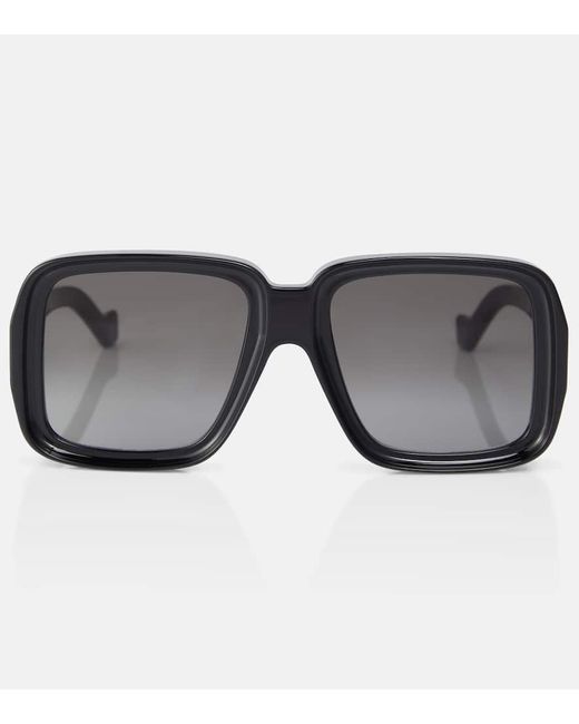 Loewe Black Paula's Ibiza Eckige Oversize-Sonnenbrille