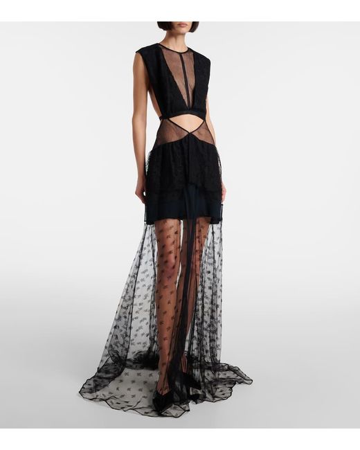 Stella McCartney Black Lace Gown
