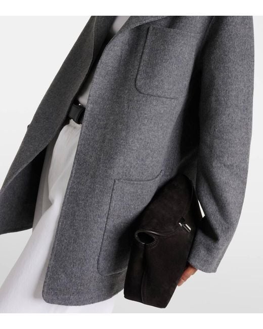 Totême  Gray Double Wool Jacket
