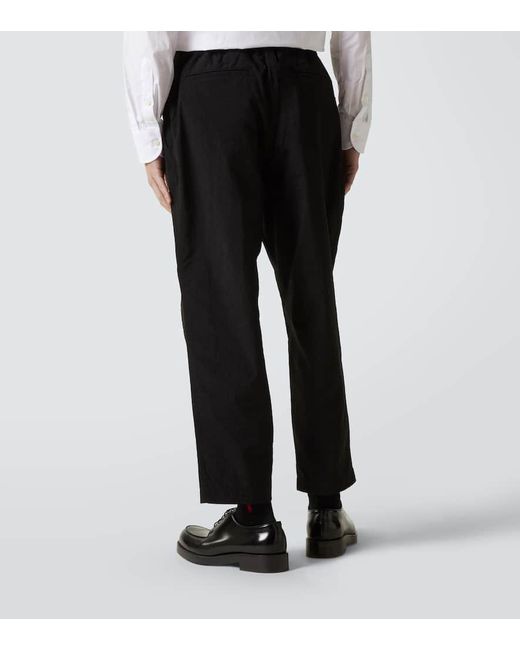 Junya Watanabe Gerade Cropped-Hose in Black für Herren