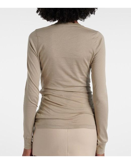 Wardrobe NYC Natural Cotton Top