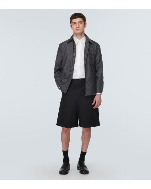 Valentino Black Toile Iconographe Reversible Jacket for men