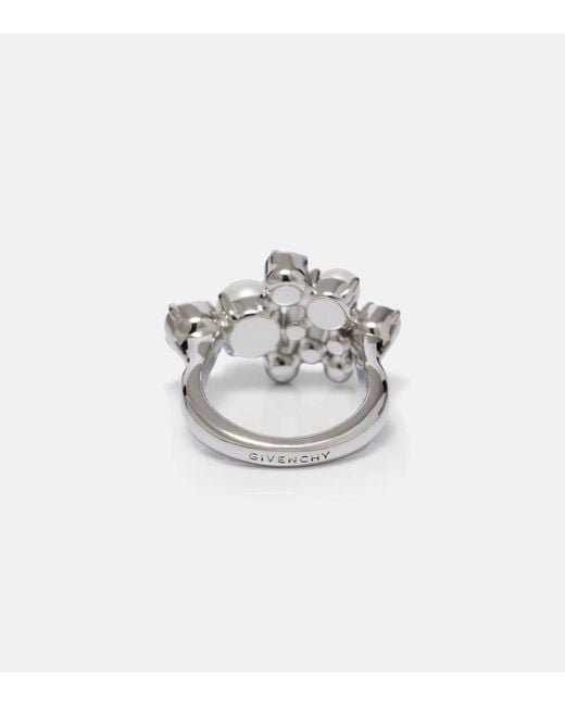 Bague A Ornements Givenchy en coloris White