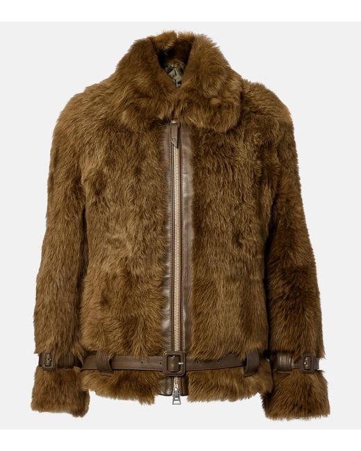 Tom Ford Brown Shearling Jacket