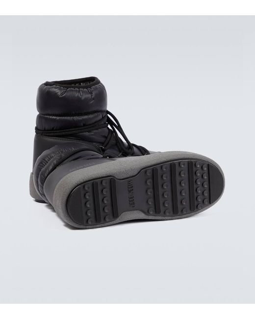 Moon Boot Black Mtrack Low Snow Boots for men