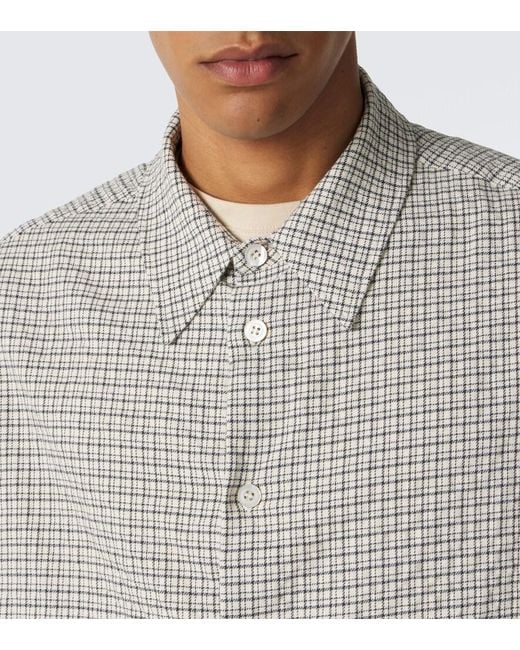 Camicia di Studio Nicholson in Gray da Uomo