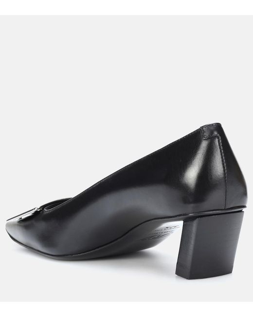Roger Vivier Black Belle Vivier Patent-leather Courts