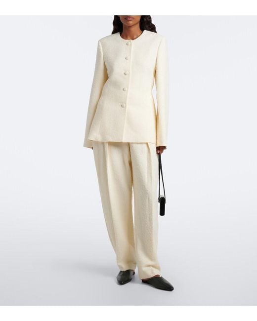 Rohe Natural Wool-Blend Boucle Jacket