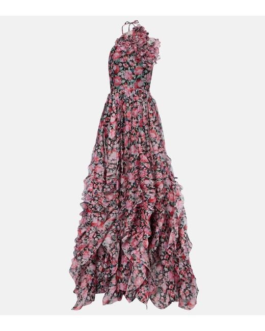Carolina Herrera Purple Robe