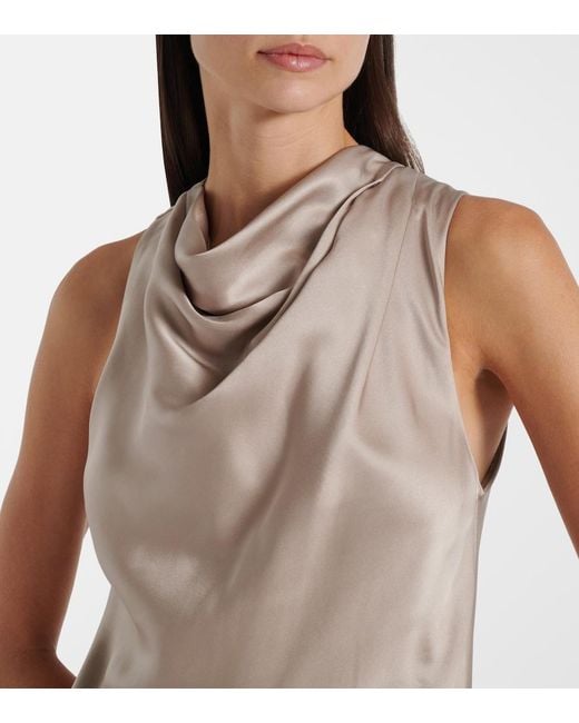 Brunello Cucinelli Natural Silk Gown