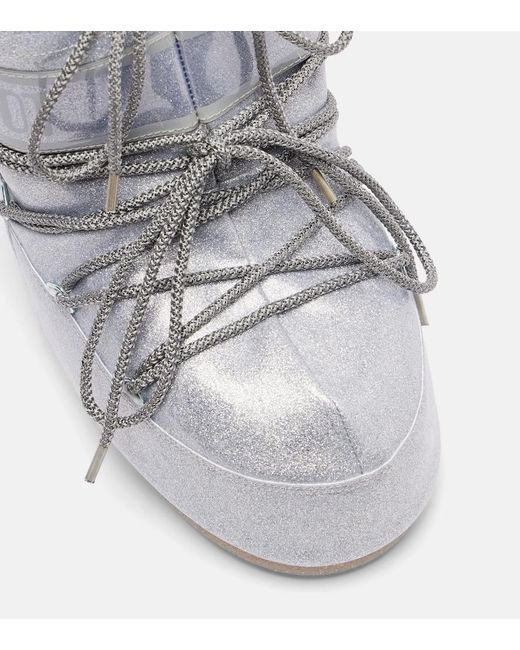 Moon Boot Metallic Icon Low Glitter Snow Boots