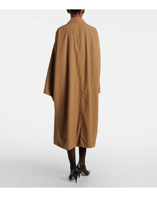 Abrigo Oversized Arwen The Row de color Brown