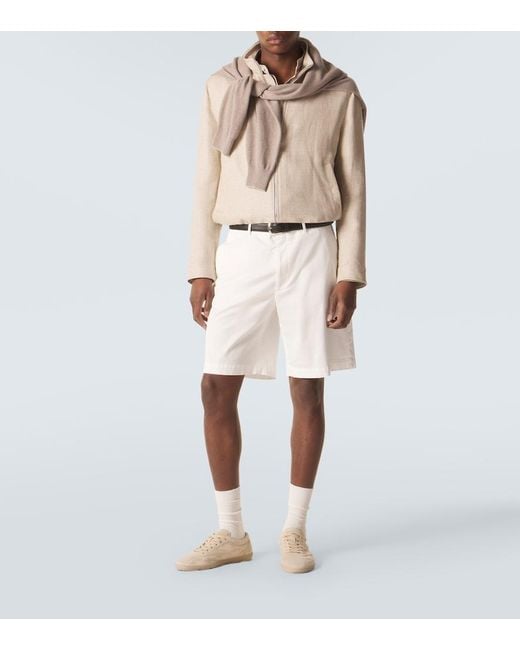 Brunello Cucinelli Gray Suede Sneakers for men