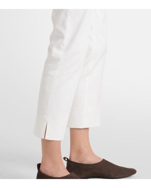 Joseph White Bing Court Cotton-Blend Gabardine Chinos